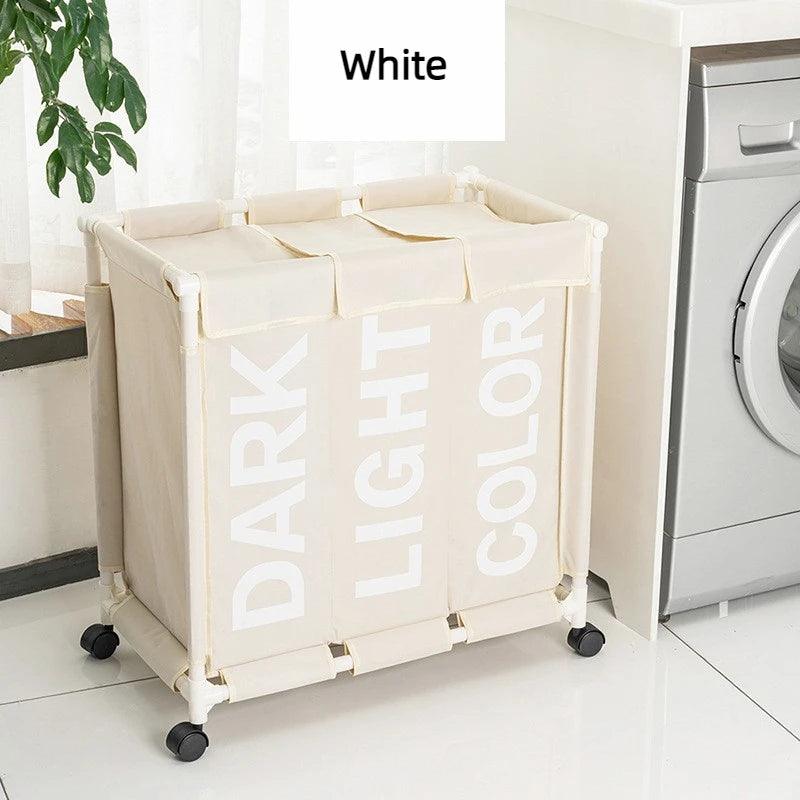 Roller Multi Grids Laundry Basket