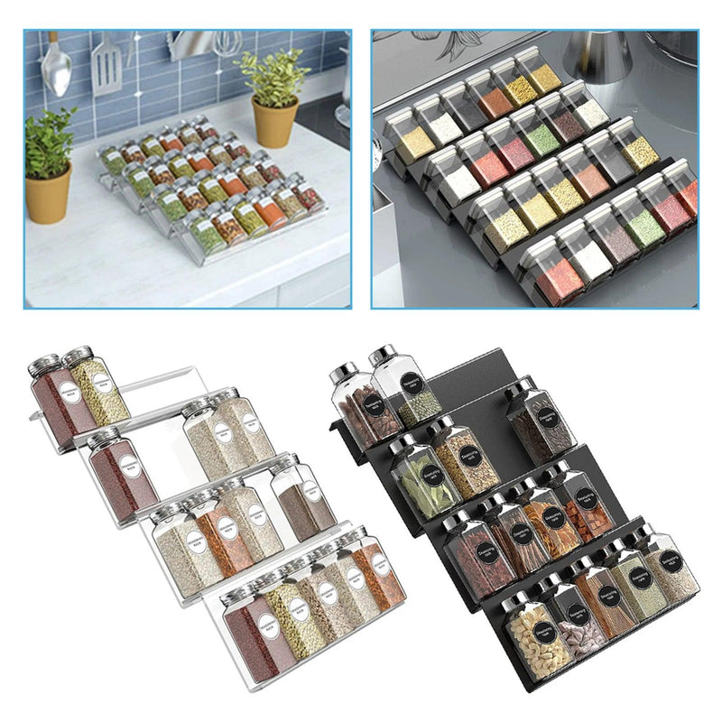 4-tier drawer spice rack