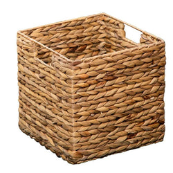 Hand-woven Straw Square Basket