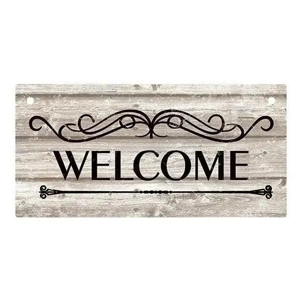 Vintage Welcome Home Wooden Sign