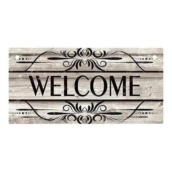 Vintage Welcome Home Wooden Sign