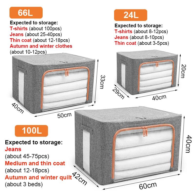 foldable linen closet organizer