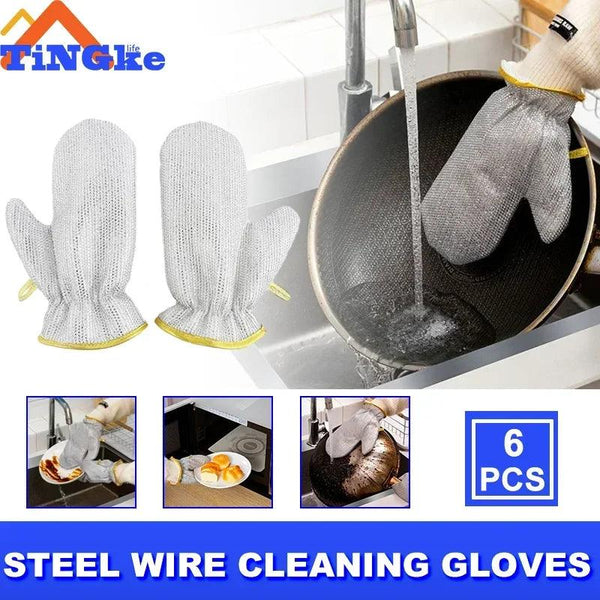 Housework Steel Wire Mittens