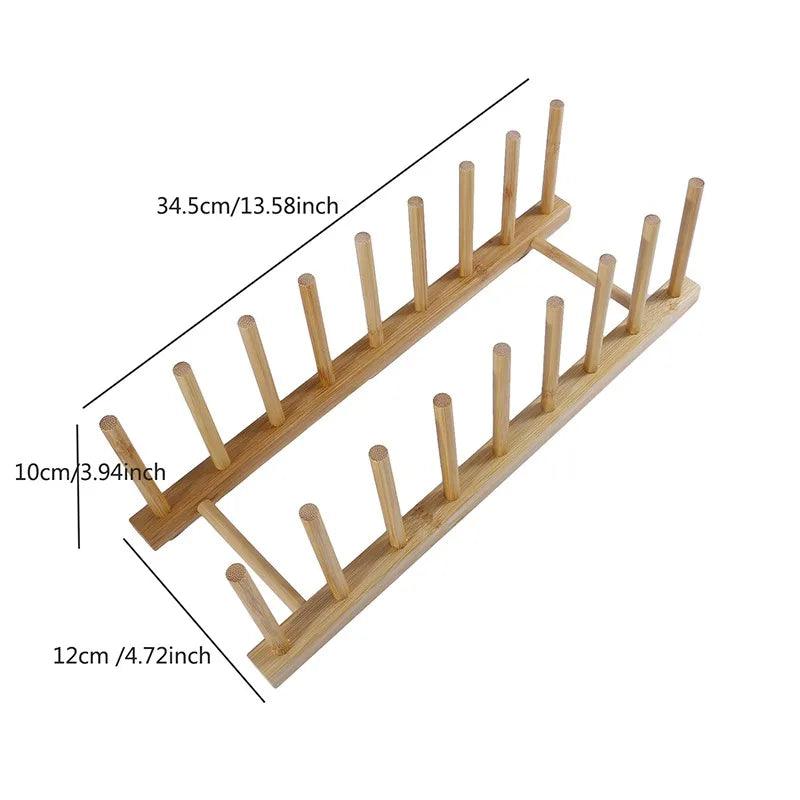 bamboo dish drying rack