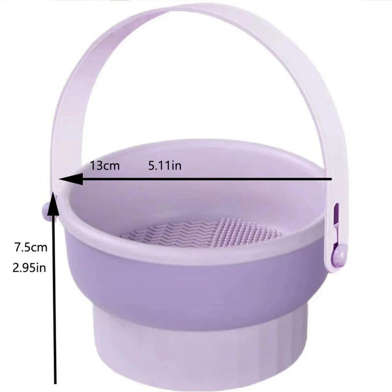 Silicone Makeup Brush Washing Bowl