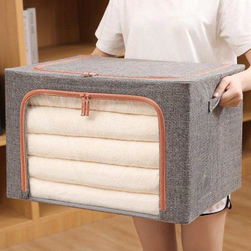 foldable linen closet organizer