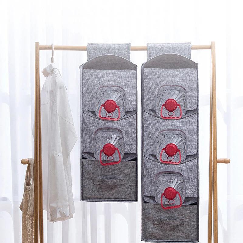 Gray Hanging Closet Organizer