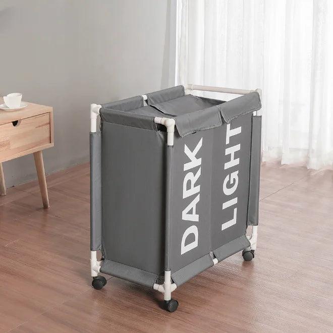 Roller Multi Grids Laundry Basket