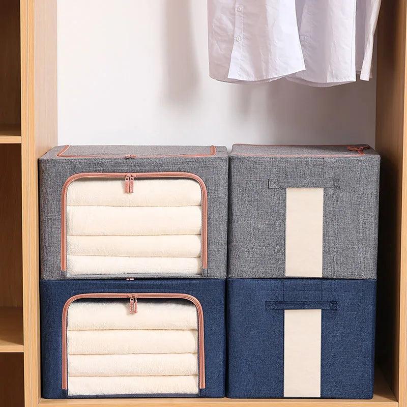 foldable linen closet organizer