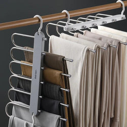 space-saving pants hanger