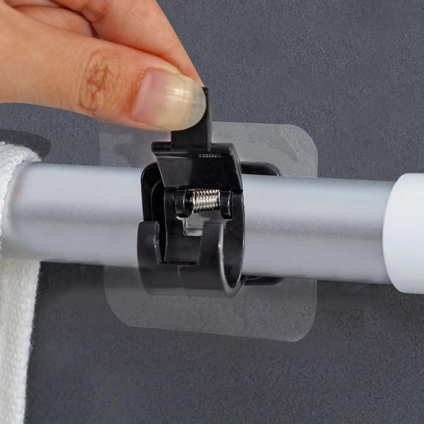 Nail Free Adjustable Curtain Rod Holders