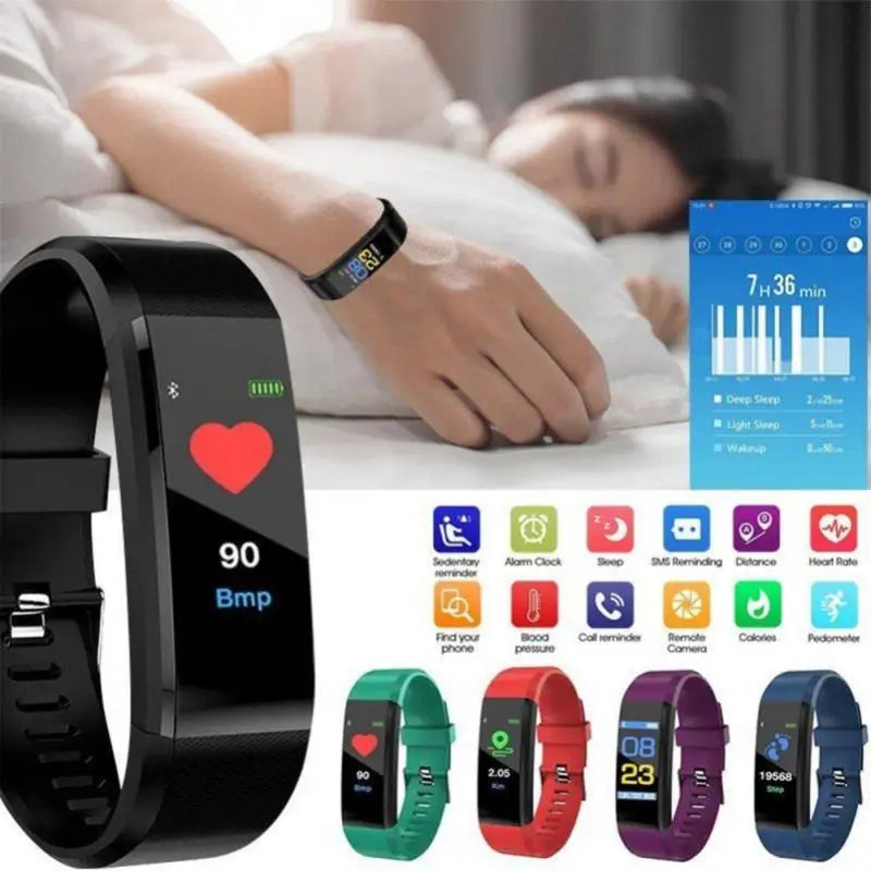 115Plus Smart Watch bluetooth-compatible