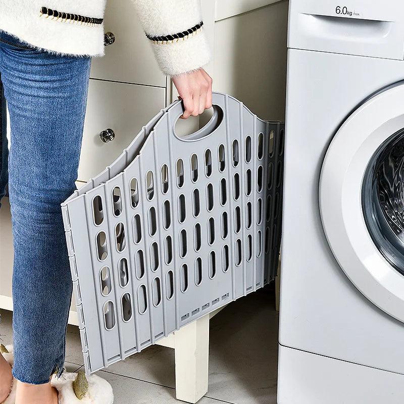 large folding laundry basket