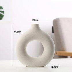 Nordic Doughnut Vase