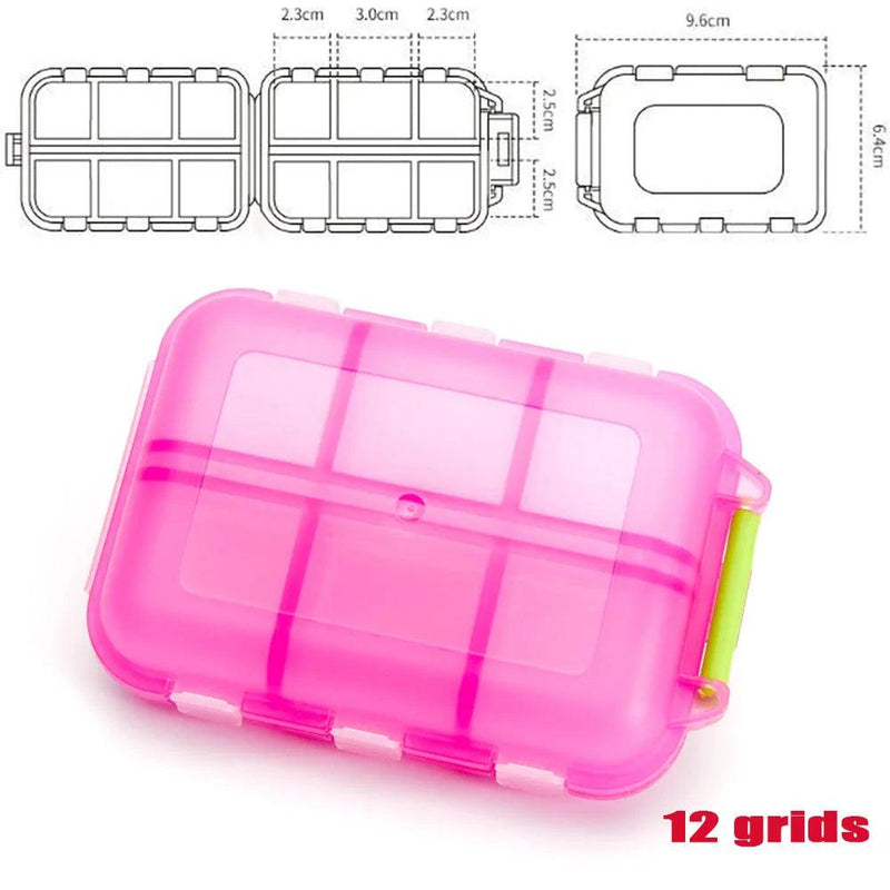 12 Grids Pill Case