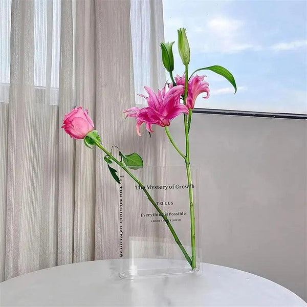 Creative Book Flower Vase