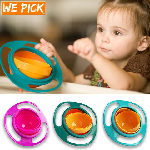 360 Spill Resistant Baby Bowl with Lid