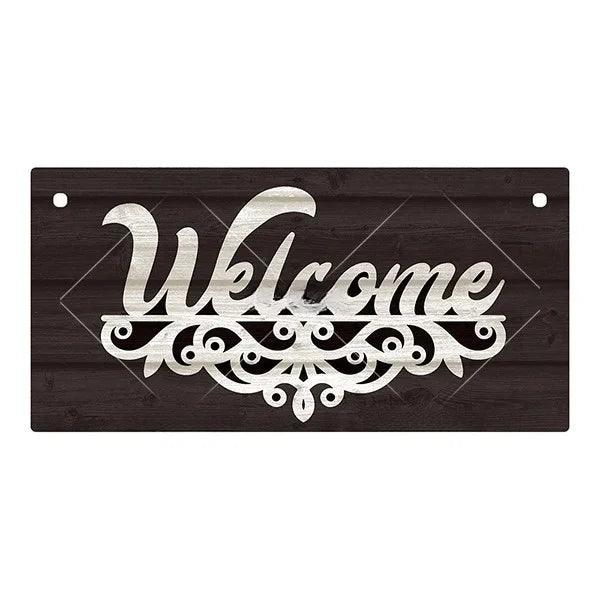 Vintage Welcome Home Wooden Sign