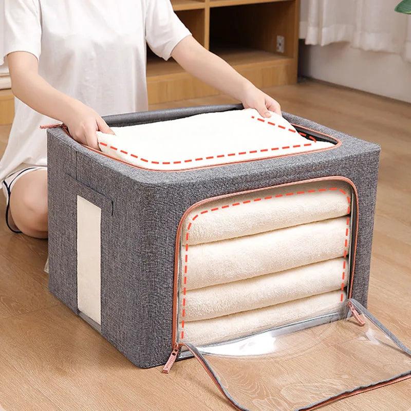 foldable linen closet organizer