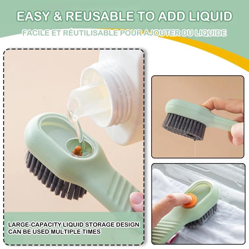 multifunctional liquid shoe cleaning brush