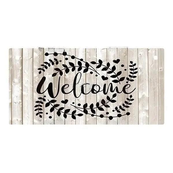 Vintage Welcome Home Wooden Sign