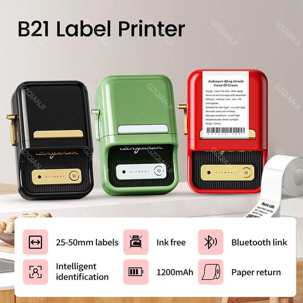 mini portable thermal label printer