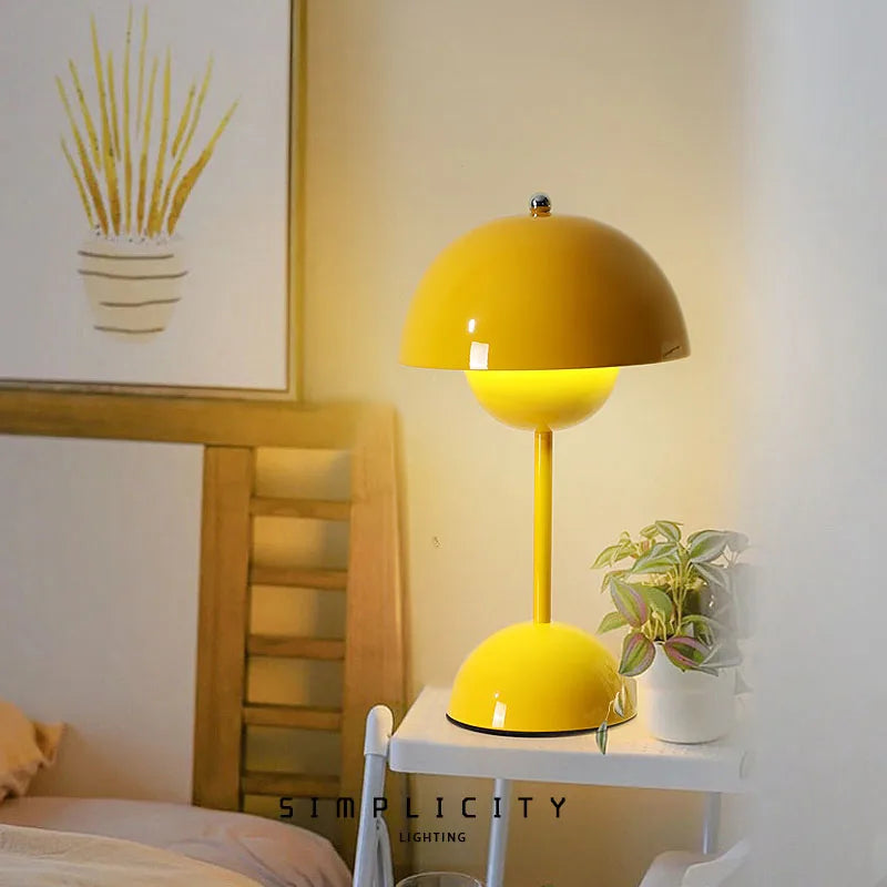 USB Rechargeable Mushroom Table Lamp