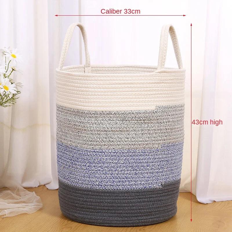 Cotton Rope Styled Laundry Basket