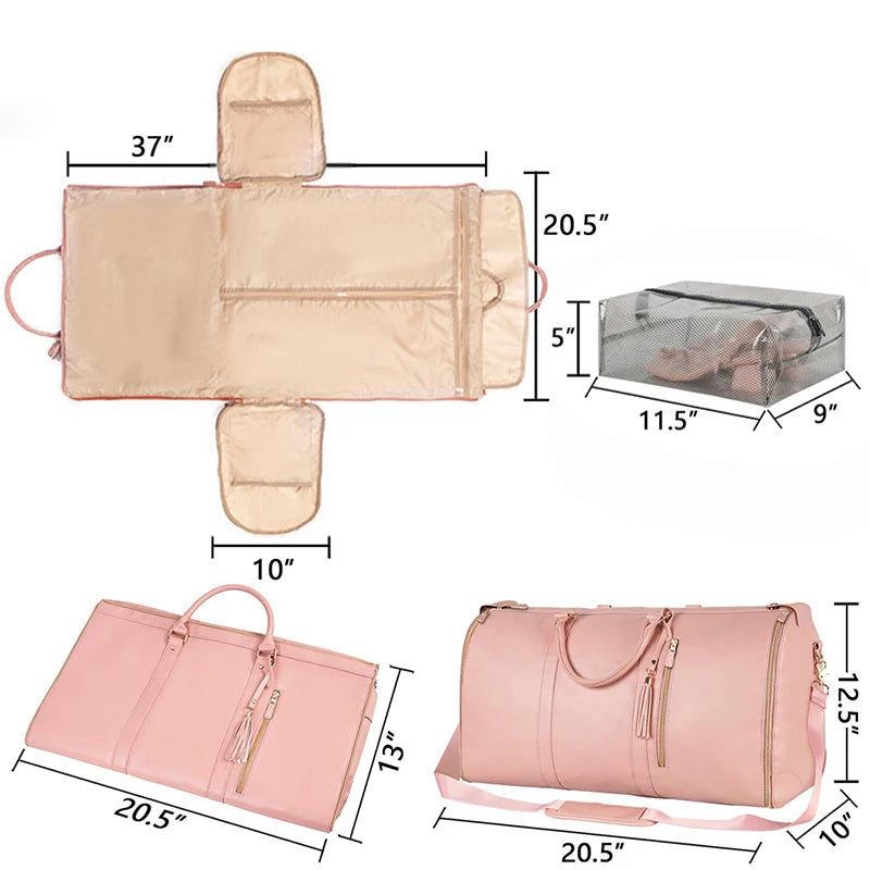 NestInOrder ™  High Capacity Folding Luggage Bag