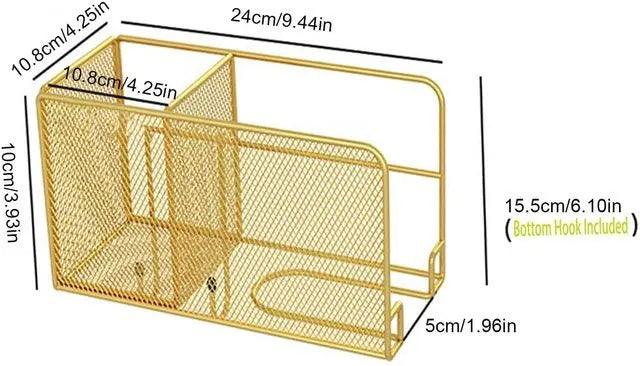 nordic gold desktop organizer