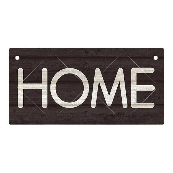 Vintage Welcome Home Wooden Sign