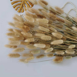 60PCS colorful Bunny Rabbit Tail Grass