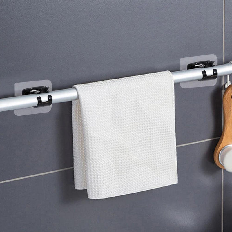 Nail Free Adjustable Curtain Rod Holders