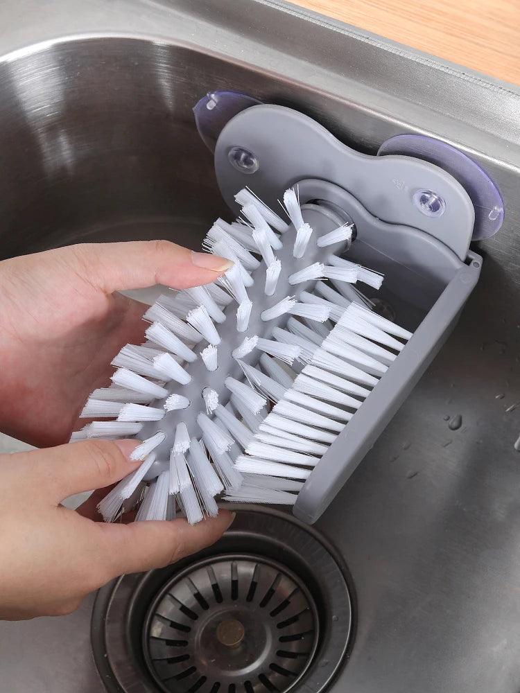 glass cleaning brush