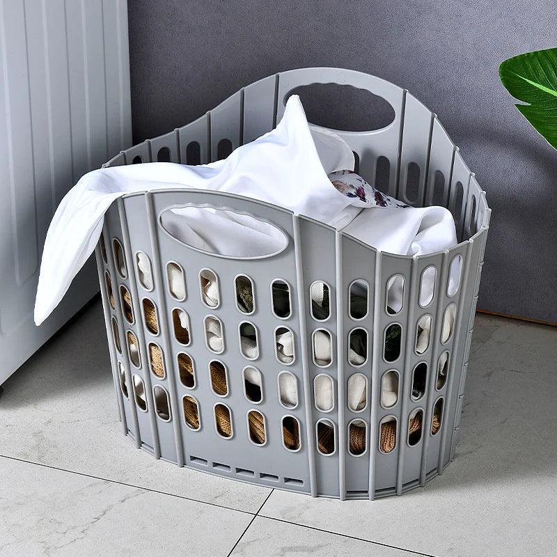 large folding laundry basket