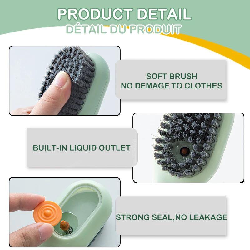 multifunctional liquid shoe cleaning brush