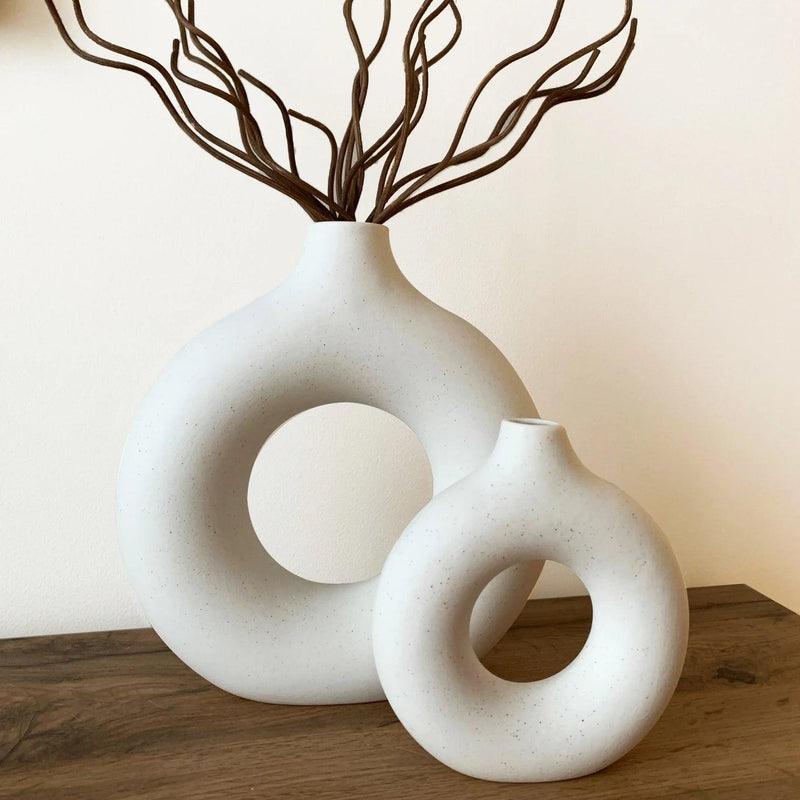 Nordic Doughnut Vase