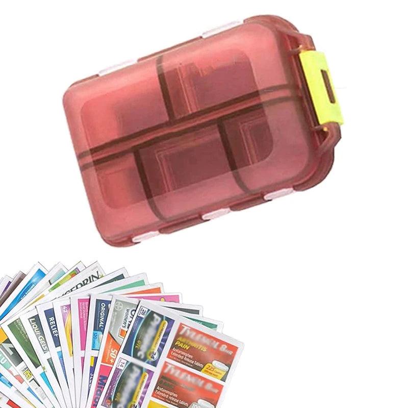 Pills Organizer With Optional Medicine Labels