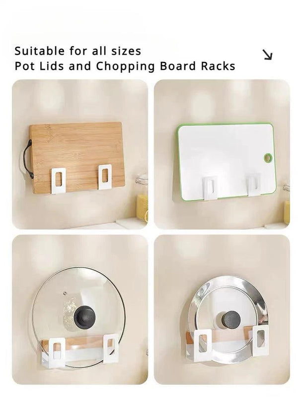 Pots and Lids Cabinet Door Rack