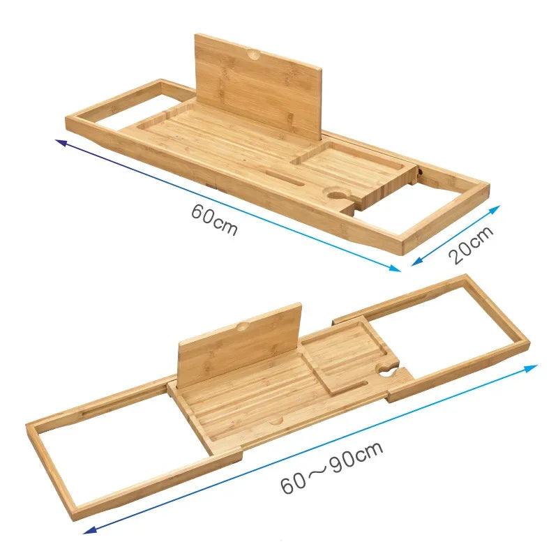 Bamboo Luxury Extendable Bath Tray