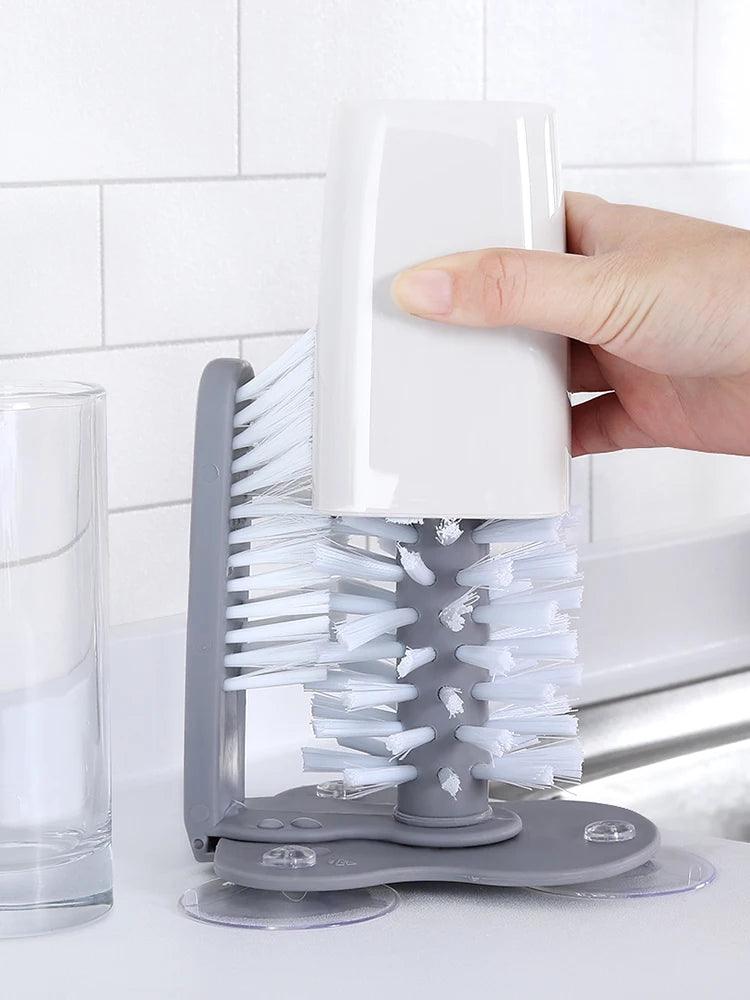 glass cleaning brush