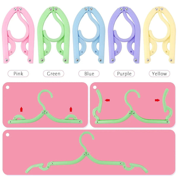 Portable Folding Clothes Hangers