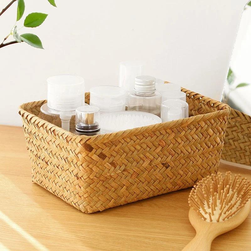 Woven Seagrass Storage Baskets