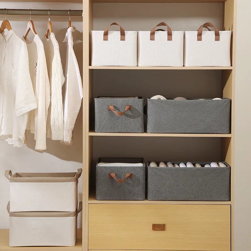 Closet Organizer with Handles 