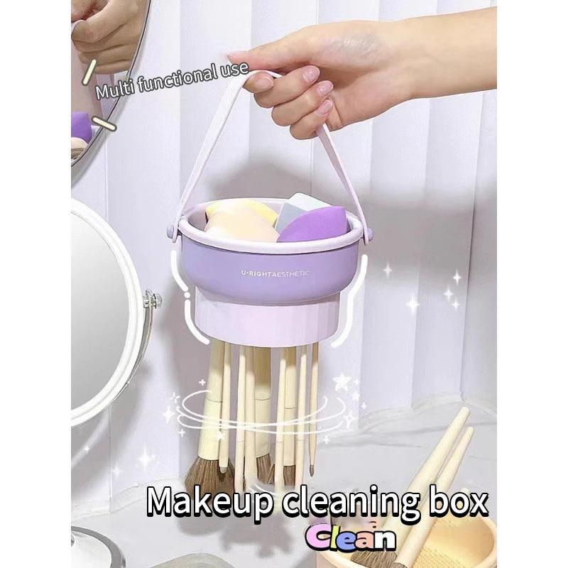 Silicone Makeup Brush Washing Bowl