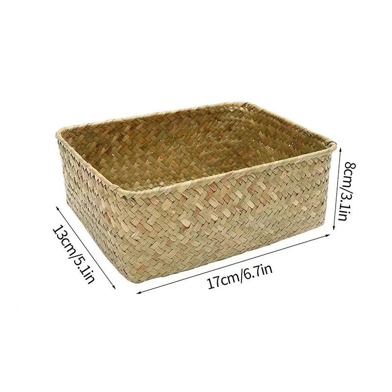 Woven Seagrass Storage Baskets