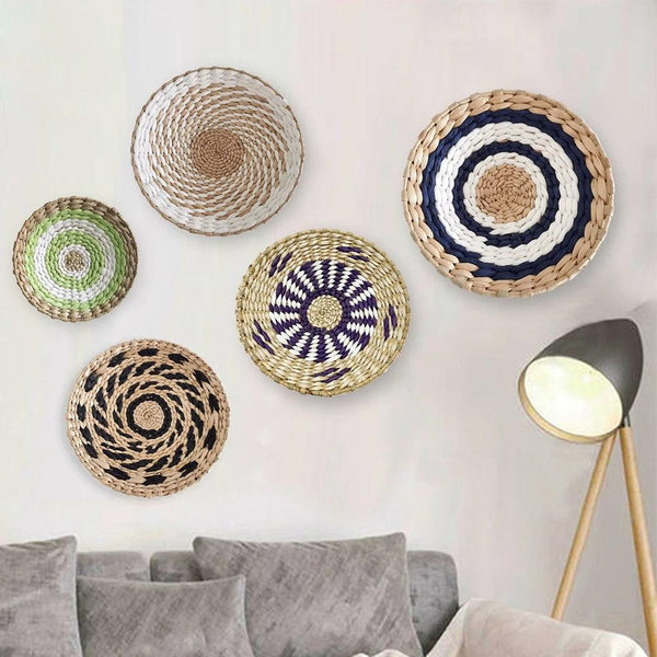 Boho Seagrass Woven Plates