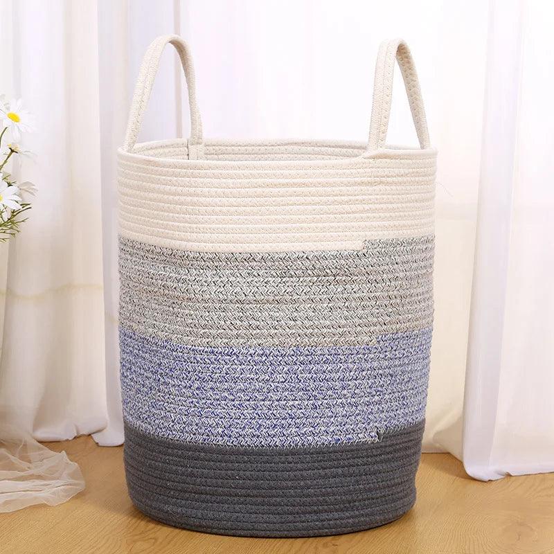 Cotton Rope Styled Laundry Basket