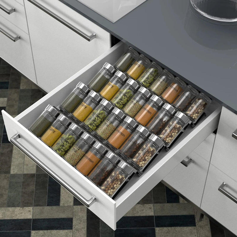 4-tier drawer spice rack