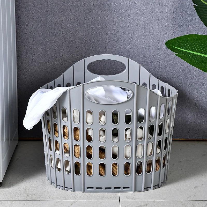 large folding laundry basket